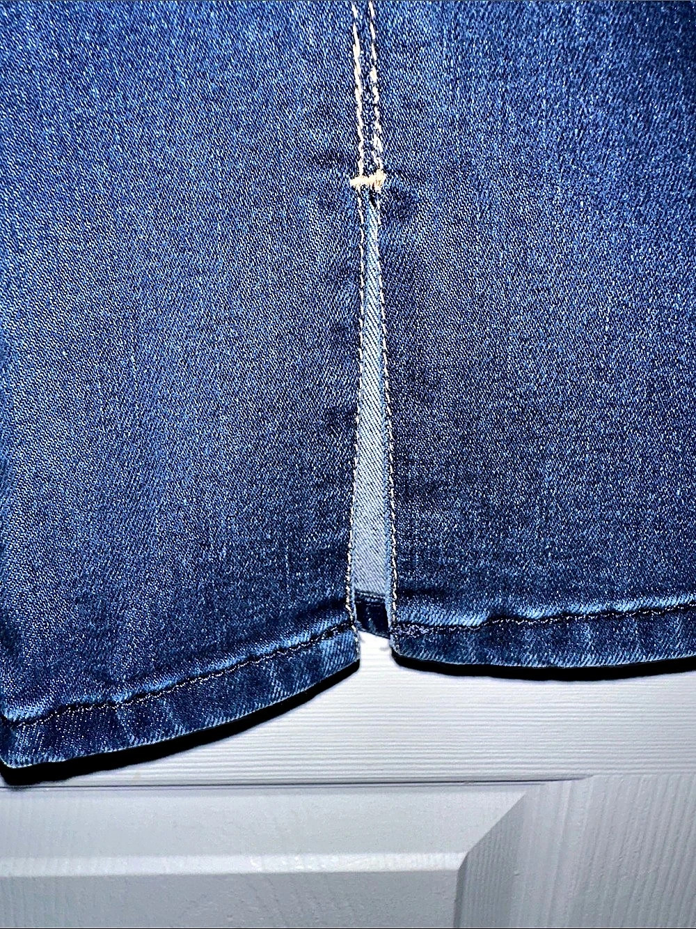 Women’s Democracy Seamed Bootcut Denim Jeans with Slit at Front Hems - Size 8 - Picture 10 of 12